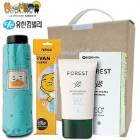 카카오 생활건강세트 7호 (카카오5단우산+카카오치약칫솔+유한킴벌리에센스선크림)