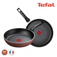 테팔 팬&냄비 PTFE IH 뉴 셰프터치 2종세트 (프라이팬 24cm + 28cm) (인덕션 가능)