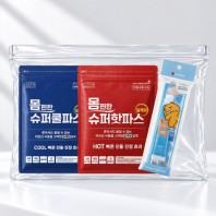 몸편한 건강돌봄세트 10호 (쿨앤핫 듀오일체형파스+카카오 여행용양치세트)