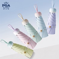 PGA 5단 미니 마카롱 컬러코팅 우양산(0216939)