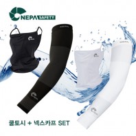 네파 NEPA 2025년 듀오 자외선 차단 쿨토시 & 넥스카프 세트
