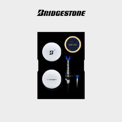 브릿지스톤 TOUR B XS 타이거우즈 2구 볼마커세트 (3PC)