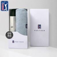 PGA 3단 완전자동 암막 세이프티 우양산+200g코마사타올세트