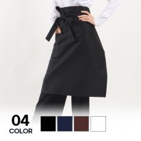 기본 미디 허리앞치마 남녀공용 주방 단체 유니폼
