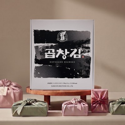 성경김 녹차곱창돌김 캔김 30g 4캔