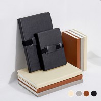 [MOCO] 타임리스 레더밴드 양장노트 S (109x153mm)