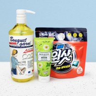 부케가르니 주방세제 750ml 슈가버블 3종세트