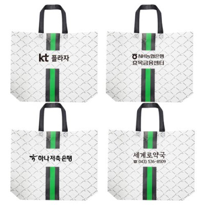 [43x32x10] 패턴 코팅 부직포가방/대형