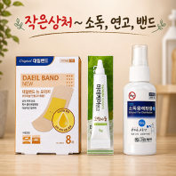 정품 대일밴드 대형 마데케어 연고 스프레이 소독제 3종세트