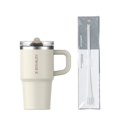 퀜처 프로투어 플립 스트로텀블러 591ml + 빨대솔 3P