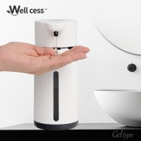 웰세스 W-1500G 자동 디스펜서 젤타입 대용량 충전식 벽걸이 핸드워시 세정기