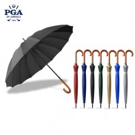 PGA 58*16K솔리드우드원목손잡이 곡자장우산+케이스별도구매(0215503)