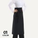 남자 여자 단체 행사 허리 랩 베이직 앞치마