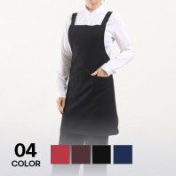 단체복 행사 H형 단색 앞치마 남녀공용