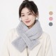 겨울 니트 퍼 목도리 남녀공용 미니 머플러 방한 단체선물 판촉 사은품