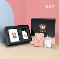 헬프맨 컬러 시그니처 맥세이프 보조배터리+어댑터/고속충전케이블세트