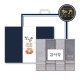 [설세트/설수건세트/띠지감사장세트] 송월 격자 170g 4매세트