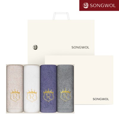[송월타올] 송월 로얄클래스R60 4P 타올세트