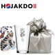 한국전통 K컬쳐 까치와호랑이 호작도 샤이닝 글라스컵 480ml 기프팅 (보자기 포장)