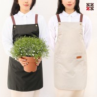버튼쉐어하트 방수앞치마