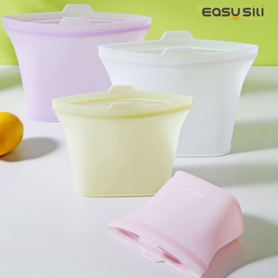 이지실리 소프트 스탠딩 실리콘 지퍼백 3종세트