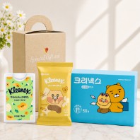 브생건89호 3종세트(크리넥스안심손소독스프레이+카카오물티슈+카카오휴대용티슈)