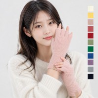 남녀공용 니트 반장갑 손가락없는 방한 터치장갑 겨울 판촉 사은품