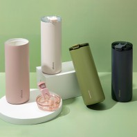 뉴에이커 착색 냄새 없는 항균 세라믹 텀블러 대용량 보온보냉 600ml