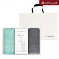 송월 핸드워시 기프트세트 17-1 ( 솔리드 뱀부무지 250g 2P + 생활공작소250ml 1P)