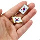 다올 태극기 핀 뱃지 P2614