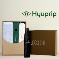 코마40수200호텔타월+협립3단심플수동우산+협립 무지에코백 세트