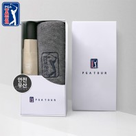PGA 3단 완전자동 암막 세이프티 우양산+190g호텔타올세트