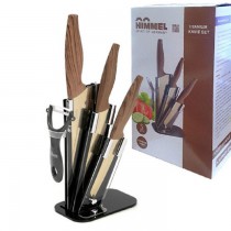 M28 7인치나이프+6인치나이프+4.5인치나이프+감자칼+칼거치대 힘멜 칼5종선물세트