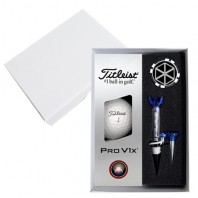 타이틀리스트 PRO V1x 3구 볼마커칩 자석티 고급 싸바리케이스