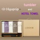 협립 3단60 슈퍼TEN(10K) 컨테이너 완전자동우산 +협립호텔코마170타월4P+스마트온도계텀블러-세트