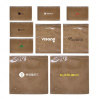 지퍼백/pvc+부직포/포장용지퍼백(4종)