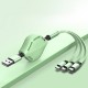 아트텍 3 in 1 고속 멀티충전 부드러운 실리콘 케이블 CA953
