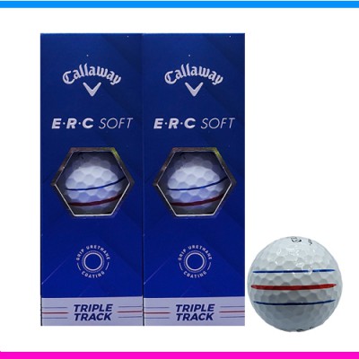 캘러웨이 erc soft 6구 (3pc) 캘러웨이 erc soft 트리플트랙 6구 캘러웨이 삼선골프공 6구세트