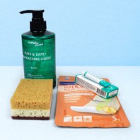 쿤달 주방세제 바질향 500ml 대일밴드 4종세트