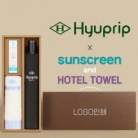 협립 3단 10K 고밀도 슈퍼 완전자동우산 +선크림+협립눈꽃타월타월-세트