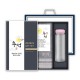 [송월] 격자40 세면타월 170g 1P+마이보틀 500ml 1P 세트