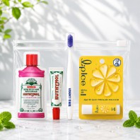 유시몰 유덴트세트 7호(치약20g+알칫솔1개+가글15ml+멘소래담아이스립밤)