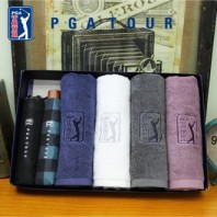 PGA 3단체스+3단엠보+190g 호텔타올4P 선물세트