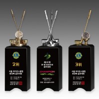메탈 크리스탈 골프 트로피 S8-119