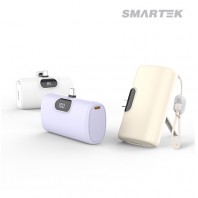 20000mAh PD 20W 미니 고속맥세이프 보조배터리 + C+8 양방향 스트랩 충전 케이블 EM-91