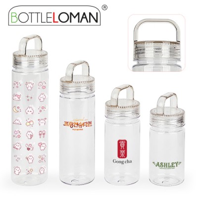 [보틀로만] PET 투명 핸디보틀 300,350,500,700ml(네오프렌 파우치 무료증정)