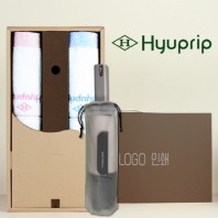 협립 눈꽃타월 2P+협립 이지롤 거꾸로 완전자동 우산 세트