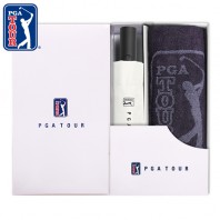 PGA 3단 완전자동 암막 세이프티 우양산+170g죽사타올세트
