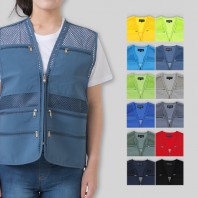 남자 여자 단체 행사 스탠다드 라이트 망사 조끼 (L-3XL)