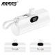 아랑 2in1 일체형 듀얼 도킹 보조배터리 LED숫자표시 5000mAh APL503